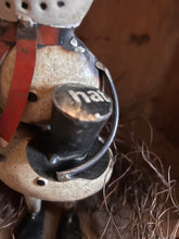 Load image into Gallery viewer, Metal Snowman Holding Hat