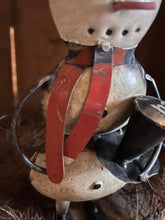 Load image into Gallery viewer, Metal Snowman Holding Hat