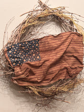 Load image into Gallery viewer, Prim American Flag Homestead Wreath