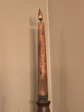 Load image into Gallery viewer, Sooty Beeswax Taper