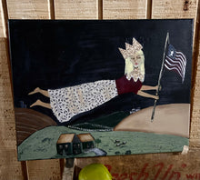 Load image into Gallery viewer, Old Glory Angel Painting