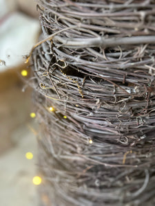 Brown cord twinkle lights 50ct