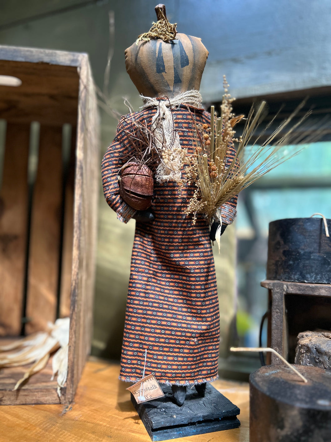 Pumpkin Doll on stand