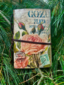 Vintage Cabbage Rose Journal