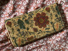 Load image into Gallery viewer, Vintage Folk Art Wallet Clutch