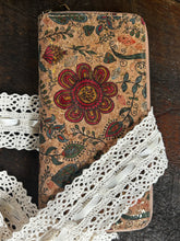 Load image into Gallery viewer, Vintage Folk Art Wallet Clutch