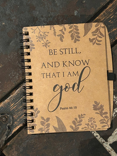 Be still and Know Scripture Notebook