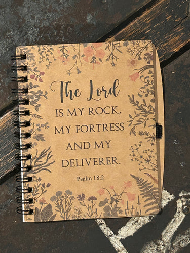 The Lord is my Rock Scripture Notebook