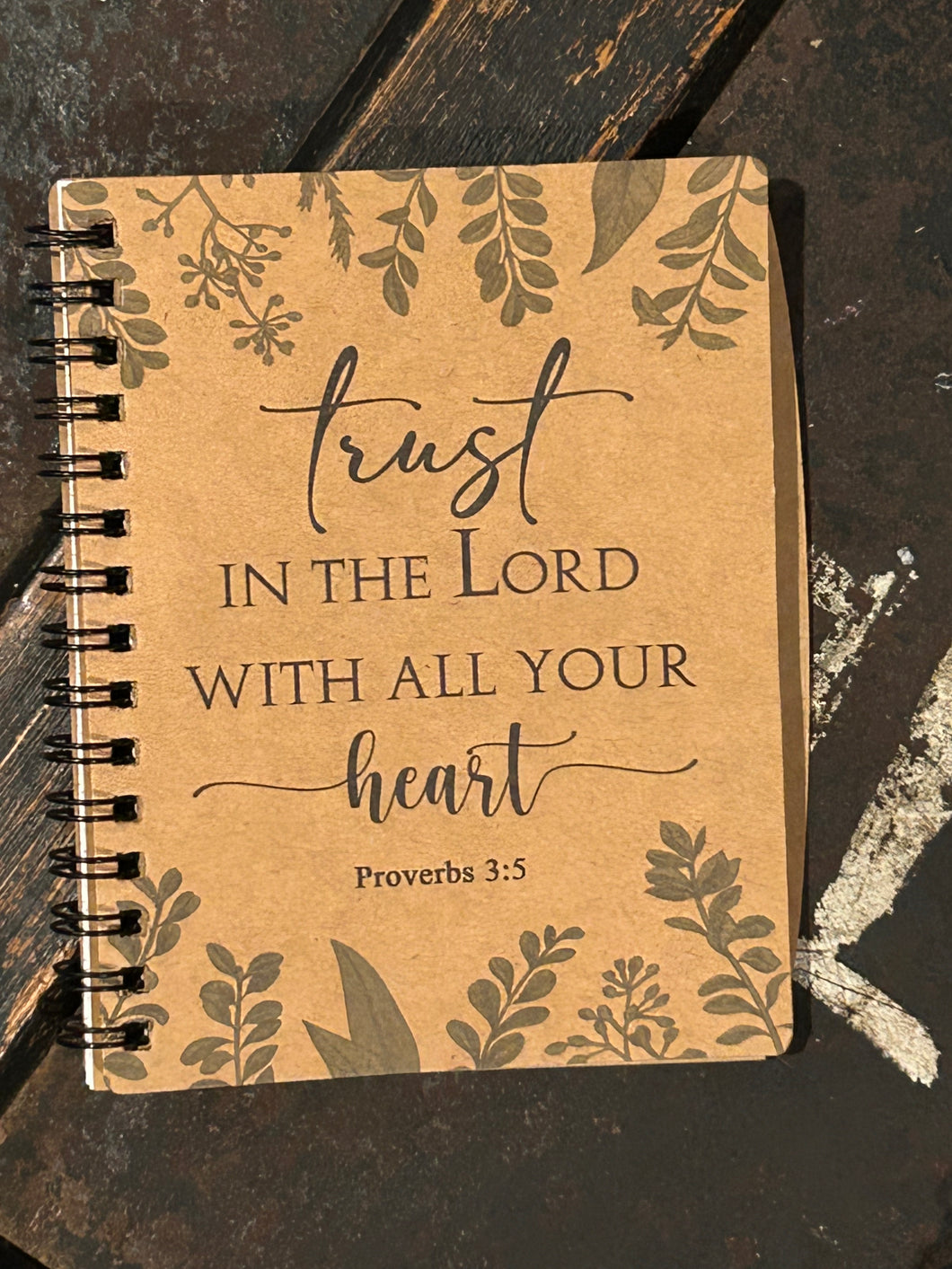 Trust in the Lord Scripture Notebook