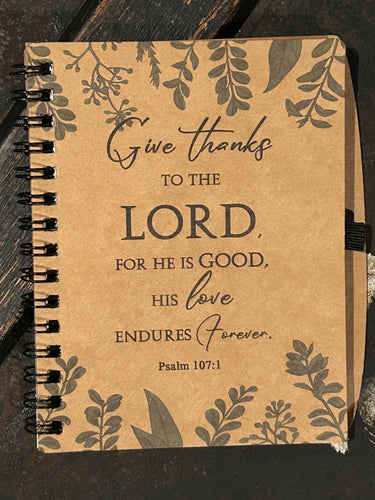 Give Thanks Note book
