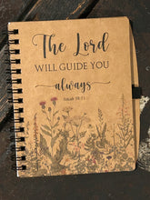 Load image into Gallery viewer, The Lord Will Scripture Note book