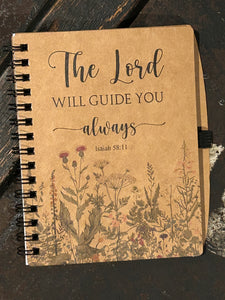 The Lord Will Scripture Note book