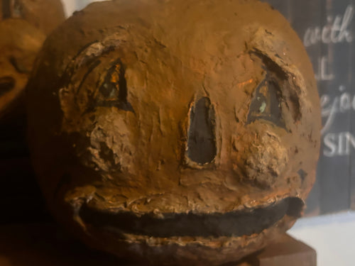 Paper Mache' Pumpkin 2