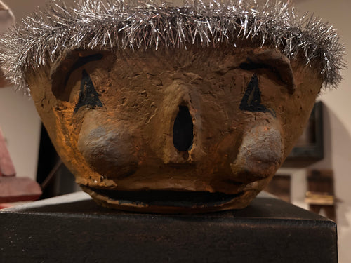 Paper Mache' Pumpkin Bowl