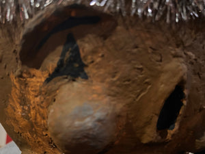 Paper Mache' Pumpkin Bowl