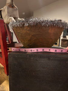 Paper Mache' Pumpkin Bowl