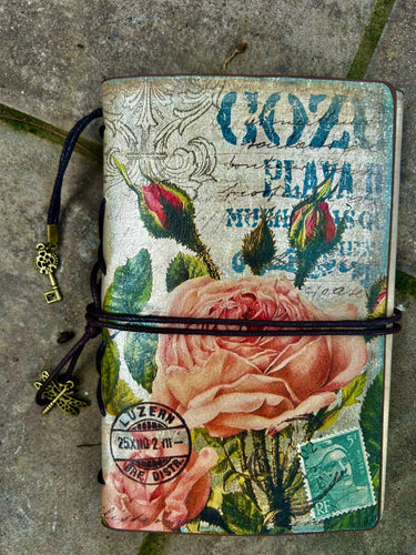 Vintage Cabbage Rose Journal