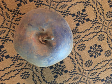 Load image into Gallery viewer, Sweet Apple for the Teacher -Blackened Bees Wax Primitive Large Bowl filler Apple Primitive Decor