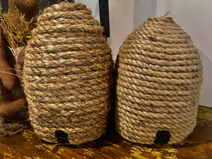 Large Pricket Bee Skep Primitive Decor