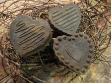 Load image into Gallery viewer, Blackened Bees Wax Heart Bowl fillers